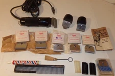 Oster Vintage A-2 A2 Animal Clipper with Extra Heads & New Blades LOT