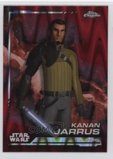 2024 Topps Chrome Star Wars Rebel Blaster Red RayWave Refractor Kanan Jarrus u0u