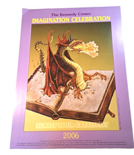 The Kennedy Center 2003 Imagination Celebration Poster Signed Michael Hague