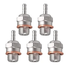 5Packs RC Glow Plug 70117#3 N3 Medium Hot Spark Nitro Engine Parts Replace OS...
