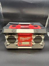 Milwaukee 2790-20 120V Large Jobsite Radio Speaker AM/FM Radio/AUX Red Black