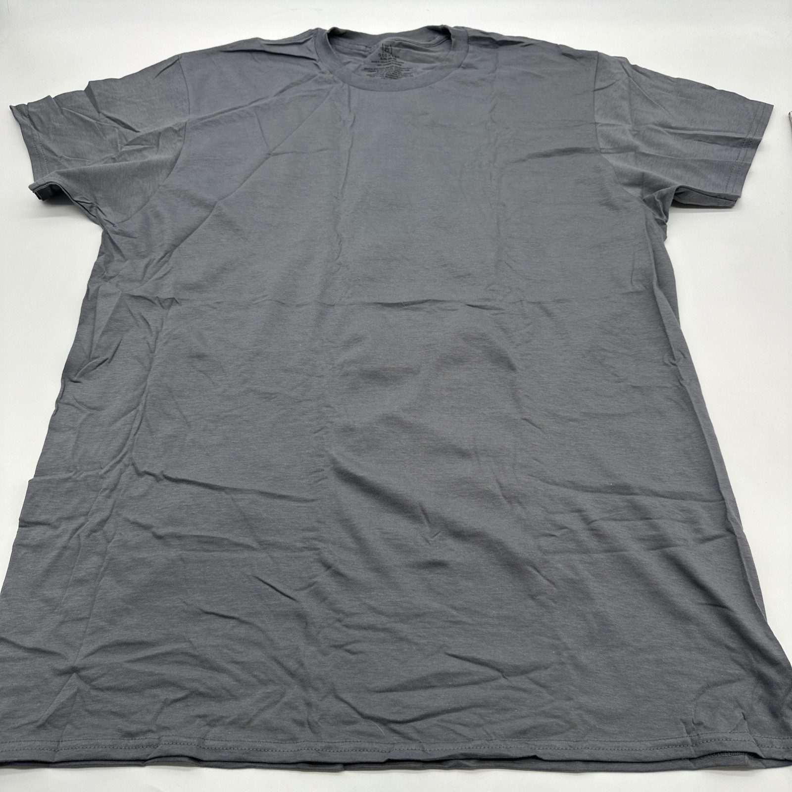 George T-Shirt Men X-Large Gray Solid ..#34360