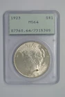 1923 $1 Peace Dollar PCGS MS64