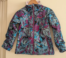 Columbia Jacket Girls Small 7/8 Blue Bugaboo II Interchange Rain Coat