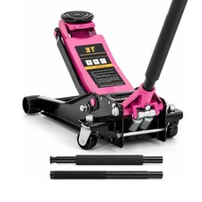 3-ton Low-profile Floor Jack Dual-piston Quick Lift Lifts 3.15 To 18.3 Inch