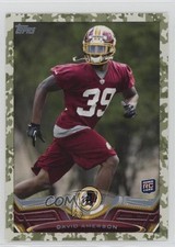2013 Topps Military Border 346/399 David Amerson #376 12bz