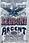 REDBONE 1971 vintage POSTER ADVERT UK CONCERT ROYAL ALBERT HALL LONDON Argent