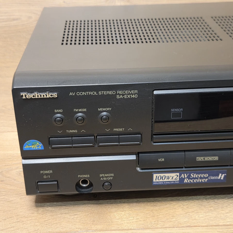Technics SA-EX140 AM FM Phono Stereo Receiver System Tested *No Remote - Image 2 of 4