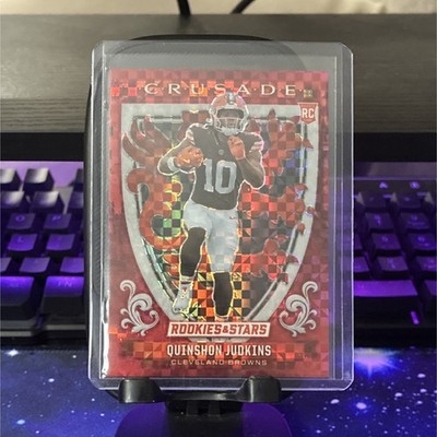 Panini 2025 Rookies & Stars Quinshon Judkins Rookie Crusade Red Plaid #20 Browns