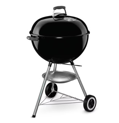 Weber Original Kettle 22'' Charcoal Grill Black Outdoor BBQ Cooker