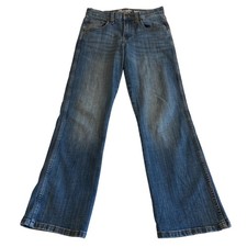 Wrangler Retro Relaxed Bootcut Jeans Boys 26x27.5 Medium Wash Western Cowgirl