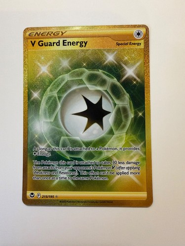 V Guard Energy (Secret) Holo Secret Rare SWSH12: Silver Tempest 215/195 NM