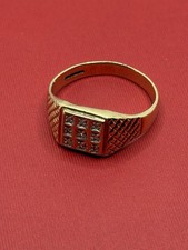 diamond ring 9ct gold Size S 1/2, 0.19CT, actual one. New. Gift box.