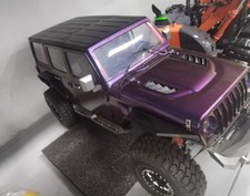 Used JDM 1/10 4*4 AWD Off-road RC Crawler KIT Light System Motor W/O Servo Sound