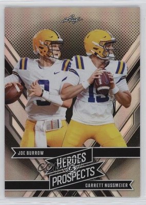2024 Leaf Heroes & Prospects 128/199 Joe Burrow Garrett Nussmeier #254 0o8w
