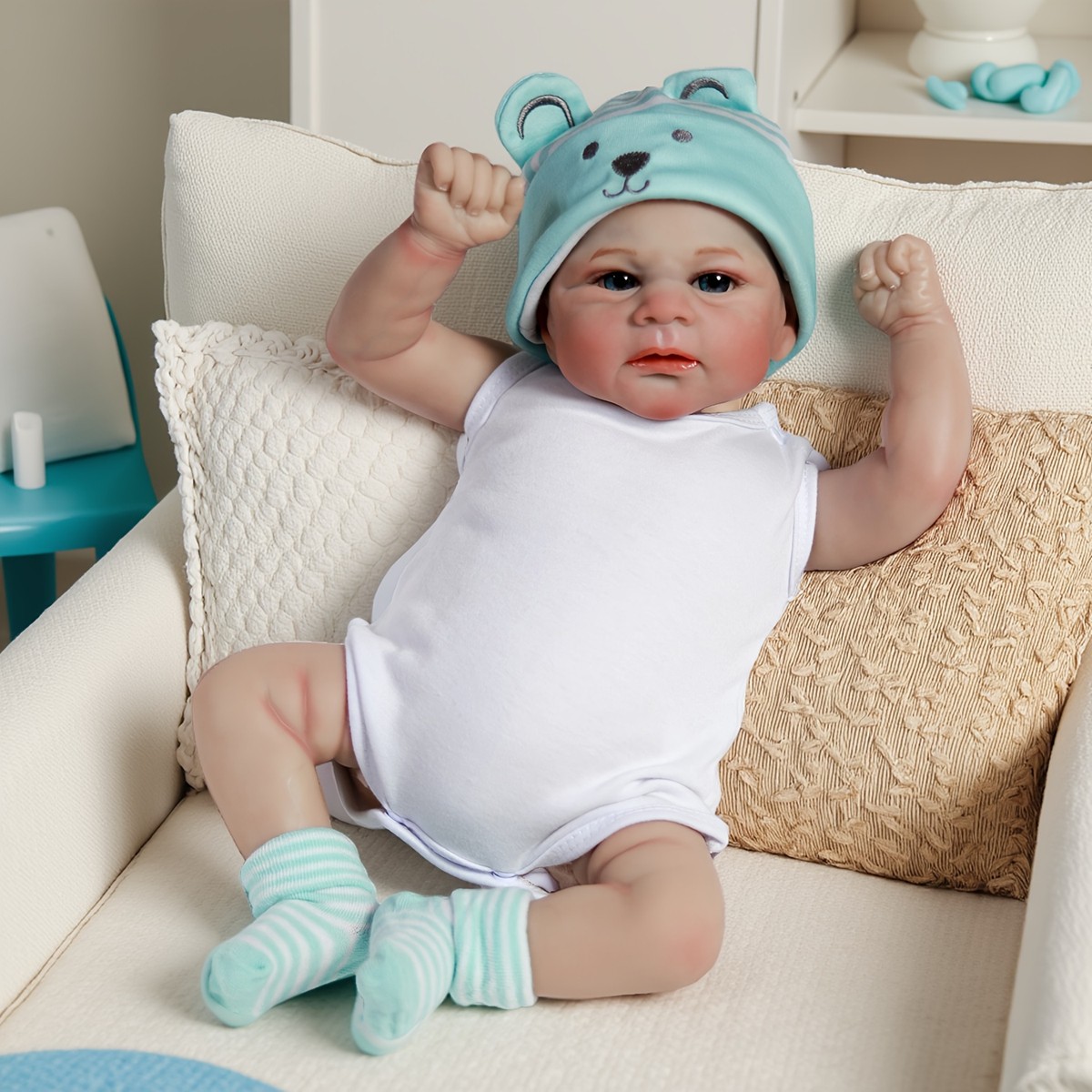 Real Alive Boy Doll Vinyl Silicone Newborn Bebe Gift