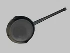 Large Vtg Griswold #219 Cast Iron Skillet Double Spout Attached Long Handle 10lb