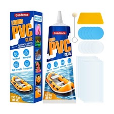 Pool Patch Repair Kit, Transparent Air Mattress Repair Kit Waterproof PVC Glu...