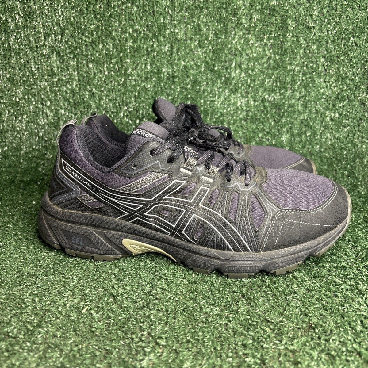 ASICS GEL-Venture 7 Shoes Mens Size 13 Black Extra Wide Trail Running 1011A561 Asics Gel Venture 7 4E Running Shoes Black | Mercari main image 2