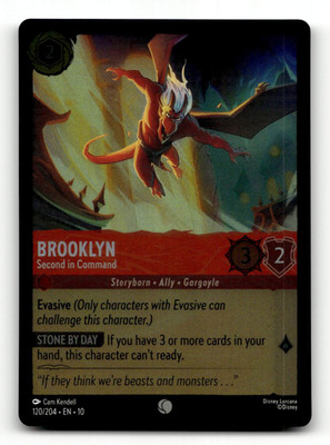 COLD FOIL - Disney Lorcana Brooklyn - Second in Command - Whispers in the Well