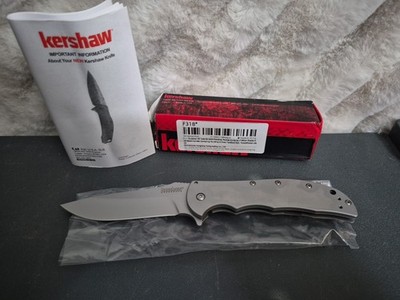 Kershaw 3655 volt SS Pocket Knife Aluminum Handle Stainless Steel Drop Point