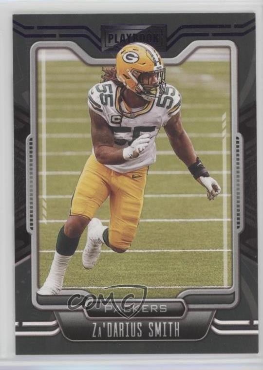 2021 Panini Playbook Purple Za'Darius Smith #38 0lt3