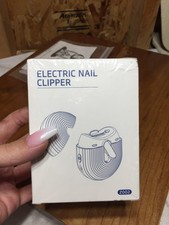 NEW Z002 Electric Nail Clipper Trims and Polishes LED Rechargeable Portable
