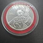1 Oz Silver 2002 Santa Christmas, 1 Troy Ounce .999 Fine Silver BU Bullion Lot 2