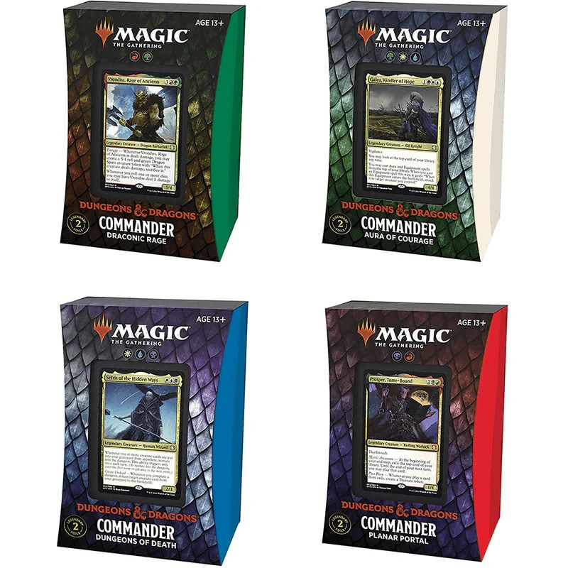 MTG Adventures in the Forgotten Realms Commander Decks • Set of 4 • ENG • Magic