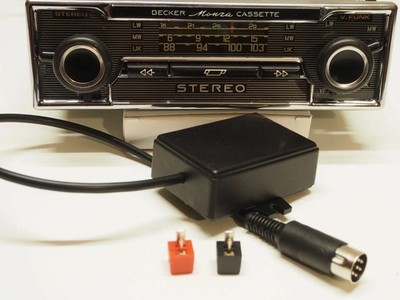 7 pin Bluetooth for vintage car radio BECKER BLAUPUNKT GRUNDIG and others