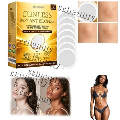 Sunless Natural Glow Tanning Microdarts Patch Enhances Natural Tan US