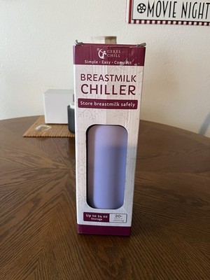 Ceres Chill Breastmilk Chiller Reusable Stainless Steel Lavender New Open Box