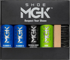 MGK Complete Kit: Shoe Cleaner, Care, Water Stain Protection - Revitalize, Shi