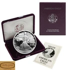 1987-S American Silver Proof Eagle $1, 1 oz .999 Silver, BOX & COA -#C87