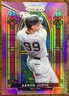 AARON JUDGE 2021 PANINI PRIZM SSP PURPLE STAINED GLASS PRIZM CARD #SG-5 READ DES