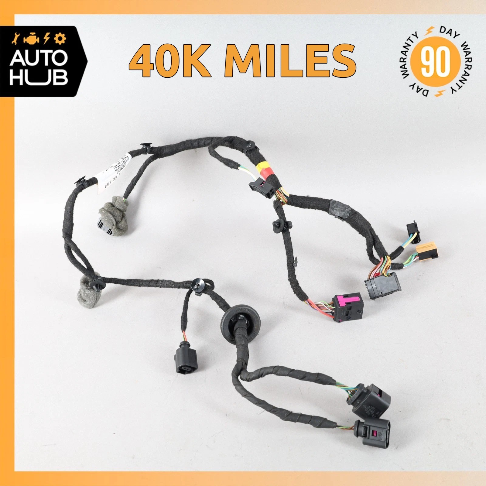 14-18 Bentley Flying Spur Sedan Rear Left Door Wire Wiring Harness OEM 40k