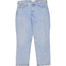 Calvin Klein Jeans Light Blue Loose Straight Denim