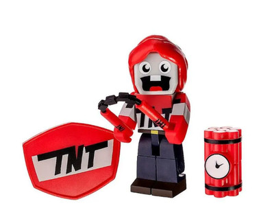 Tube Heroes ExplodingTNT Figure w/ Accessories Minecraft Jazwares NEW Sealed