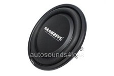 Subwoofer de audio para automóvil Massive Audio UFO 10 600 vatios 10" doble 4 ohmios poco profundo para camión