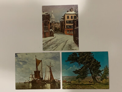 3 Vintage Conoco Oil Gas Station Customer Appreciation Fine Art Prints