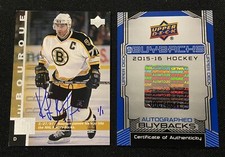 20-5-16 UD Buyback RAY BOURQUE AUTO 1/1 1997-98 Upper Deck Autograph SP SSP