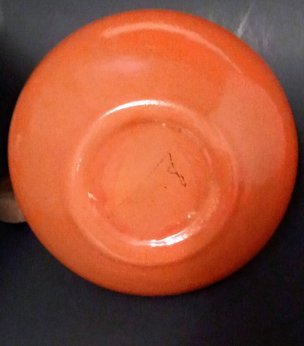 VTG Red Wing Rumrill Pottery Glazed Ceramic Carafe w/Wooden Handle & Lid USA - Picture 10 of 10