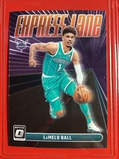 LaMELO BALL  2023-24 Donruss Optic #6/Express Lane Purple  Hornets