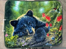 Northwest Plush Throw Bear Cub Hummingbird Wish I Could Fly Hunter