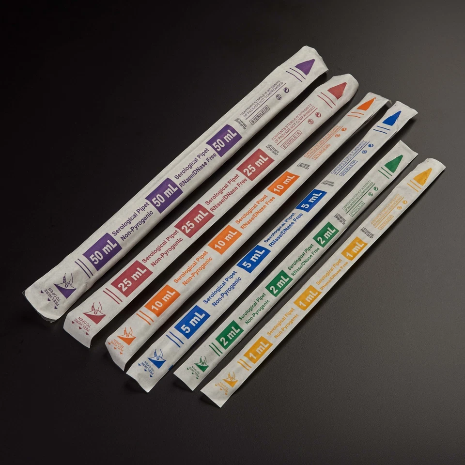FabLab 10 毫升血清吸管,单独包装,200/箱,无菌,#FL4018 — 第 2/3 张图片