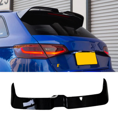 Fit for Audi A3 Sline/S3 Hatchback 2014-2018 Gloss Black Rear Roof Spoiler Wing