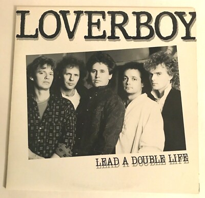 LOVERBOY  Lead a Double Life 12'' Single Columbia Promo - Live and Album Version 