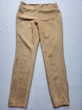 Max Studio Women Pants Large Brown Legging Polyester Mid Rise 1707m08 Skinny