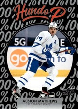 2021-22 Upper Deck Hundo P Auston Matthews Toronto Maple Leafs #HP-18