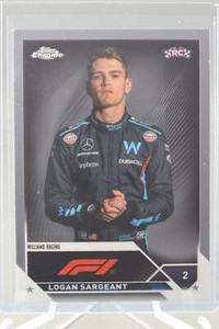 Logan Sargeant 2023 Topps Chrome Formula 1 #64 Rookie Card RC Williams Racing